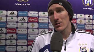 Kljestan and Kouyaté after our loss against Zulte Waregem [upl. by Nnyled74]