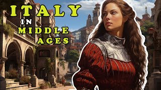 Italy in the Middle Ages  History of Italy Explained [upl. by Ahsenauq694]