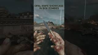 OPAL KNIFE SHOWCASE in BLACK OPS 6 ZOMBIES [upl. by Horick]