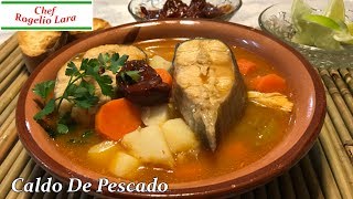 CALDO DE PESCADO DELICIOSA RECETA [upl. by Yssim]