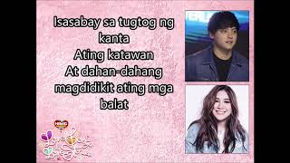 Gusto kitang isayaw ng Mabagal Lyrics Daniel Padilla amp Moira Dela Torre [upl. by Nolyar]