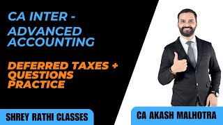 Deferred Taxes  Questions Practice I Advanced Accounting [upl. by Reffotsirk]