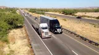 Don Steele Funeral Procession Barnetts Towing [upl. by Enicnarf]