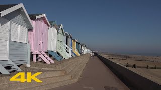 FrintononSea Walk Town Centre amp Beach【4K】 [upl. by Ahsemit192]