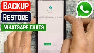 How to Backup and Restore Whatsapp Messages on Android 2019 [upl. by Arber]