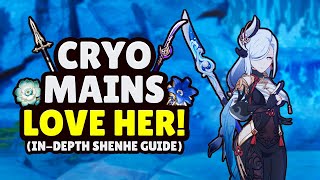 C0 Shenhe is CRACKED with These Artifacts Weapons and Teams Shenhe Build Guide [upl. by Faucher]