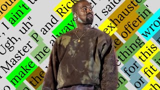 Kanye 4th Dimension  Rhymes Highlighted amp Broken Down [upl. by Eimmit]