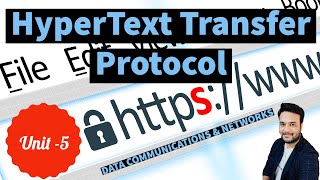 Http  Hypertext Transfer protocol  Data communications and Networks  Application Layers [upl. by Corinna]