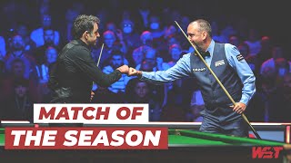 Incredible Match  Ronnie OSullivan vs Mark Williams  2022 Cazoo Tour Championship [upl. by Calise126]