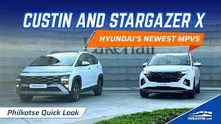 The AllNew Hyundai Custin and Hyundai Stargazer X  Philkotse Quick Look [upl. by Serrell]