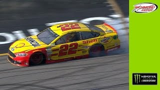 Logano does massive burnout at Richmond [upl. by Sayed494]