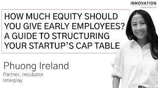 How Much Equity Should You Give Early Employees A Guide to Structuring Your Startup’s Cap Table [upl. by Caspar]