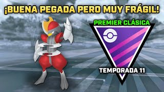 BISHARP QUIZÁS NO SEA LO MEJOR en LIGA MASTER PREMIER CLÁSICA  GBL PvP POKEMON GO [upl. by Eivol631]