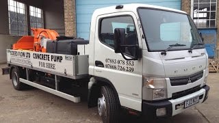 Concrete Pump Hire Screed Flow LTD [upl. by Seebeck422]