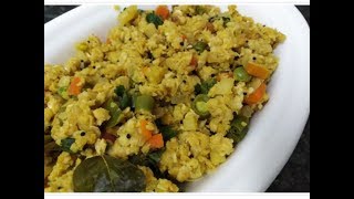 Oats Upma  Oats Veg Upma  Without Stickiness amp Lumps  ஓட்ஸ் உப்புமா  ஒட்டாதது  உதிரியானது [upl. by Veal933]