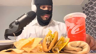 ASMR DELUXE CRAVINGS BOX FROM TACO BELL MUCKBANG ASMR [upl. by Bertrand830]