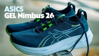 Asics GelNimbus 26  Full Review [upl. by Atteynad800]