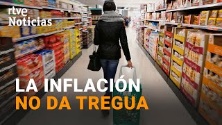 IPC La INFLACIÓN sube en MAYO al 87 por el ENCARECIMIENTO de ALIMENTOS y GASOLINA  RTVE [upl. by Nylarahs518]