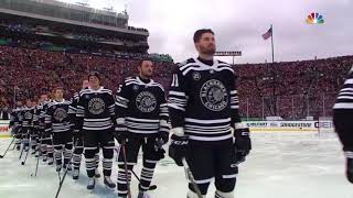 2019 NHL Winter Classic NATIONAL ANTHEM [upl. by Donalt]