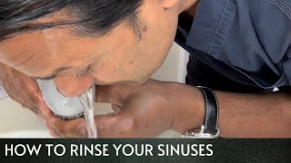 Using NeilMed Sinus Rinse to Irrigate Your Sinuses 🤧🤧🤧 [upl. by Boot]