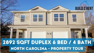 Build 2 Rent North Carolina Duplex  6BD 4BTH 2892 SQFT  Build2Rentcom [upl. by Anielram404]