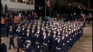 USCGA at Presidential Inauguration [upl. by Nodlehs]