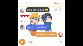 🍊Yandere Sasuke SasuNaru Texting Story🍊 ep 16 [upl. by Nivets955]