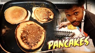 PANCAKE BREAKFAST LIKE YA MOMMA USED TO MAKE  Cooking With Kenshin 6 [upl. by Crista]