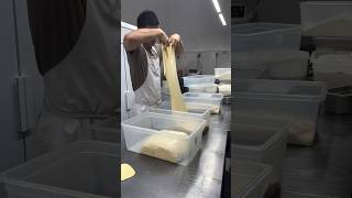 Stretch and fold dough passionbakerbakeryboulangerieartisanartisanbread foodfoodiefoodies [upl. by Nappie]