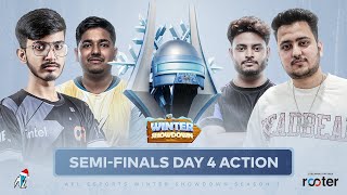 HINDI APL WINTER SHOWDOWN SEMI FINALS DAY 4 LIVE  battleonthefrost battlegroundsmobileindia [upl. by Annauj]