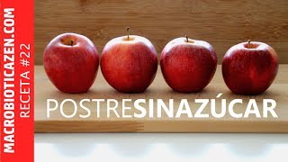 MANZANAS ASADAS AL HORNO Receta Macrobiótica Vegano Sin azúcar Sin lácteos Sin gluten [upl. by Willi]