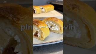 Tvarohový závin 😋👨‍🍳 recept food recipe bakery [upl. by Largent861]