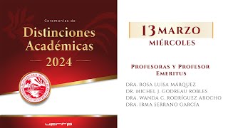 Distinciones Académicas Profesores Emérito [upl. by Lynad]