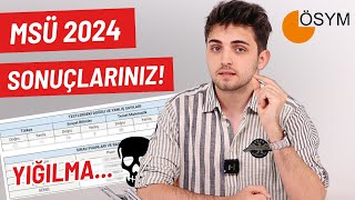 MSÜ 2024 SONUÇLARINIZA BAKIYORUM 🔥  İNANILMAZ YIĞILMA VAR YKS NASIL OLUR  yks [upl. by Fabiano212]