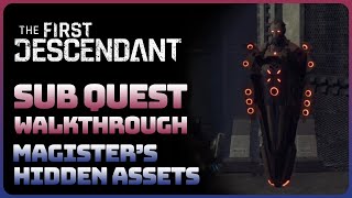 The First Descendant  Magisters Hidden Assets Decrypt Encrypted Vault [upl. by Joub]