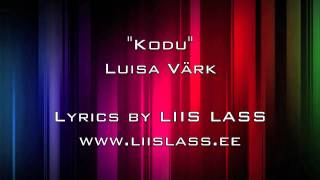 Luisa Värk  Kodu [upl. by Nedda563]