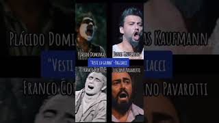 100 TENOR MAKE YOUR CHOICE opera tenor domingo kaufmann corelli pavarotti operasinger [upl. by Saihttam]