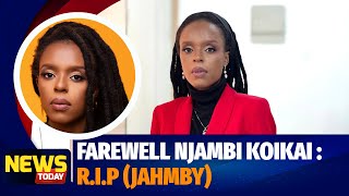 LIVE Memorial service of celebrated reggae DJ Njambi Jahmby Koikai aka Fyah Mummah [upl. by Beall]