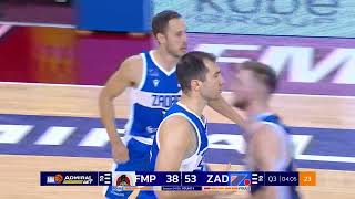 Vladimir Mihailović scores a seasonhigh 34 points FMP Soccerbet  Zadar 17112024 [upl. by Appilihp]