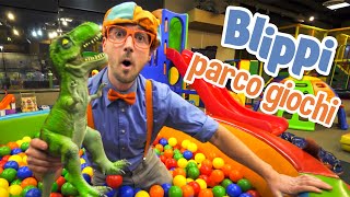 Blippi al parco giochi coperto 30 min BLIPPI video per bambini  Moonbug Kids Cartoni Animati [upl. by Nahraf]