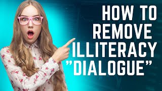 Illiteracy Problem Dialogue in EnglishHow to Remove IlliteracyLetter andEmailDialogue WritingSSC [upl. by Erdnaed]