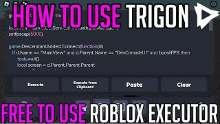 TRIGON ROBLOX EXPLOITEXECUTOR  HOW TO DOWNLOAD INSTALL AND EXECUTE SCRIPTS ON YOUR PC 2024 [upl. by Asfah]