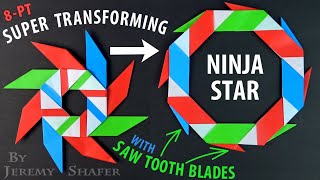 Super Transforming Ninja Star w Saw Tooth Blades [upl. by Essa]