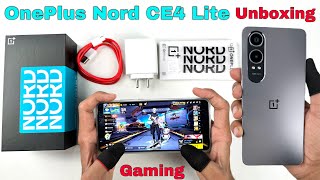 OnePlus Nord CE4 Lite 5G Unboxing and gaming test and all features [upl. by Hembree]