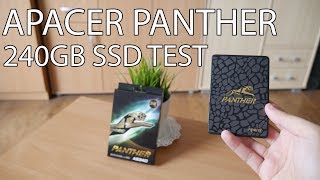 Budžet SSD 240GB  Apacer Panther AS340 Recenzija [upl. by Faunia]