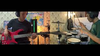 quotLAIRAM TEquot Bass  Drum cover  Steven amp Love Kyaw Naing [upl. by Acnairb541]