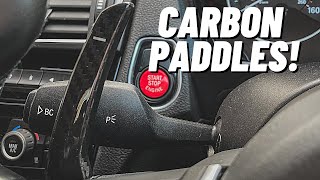 Fitting Carbon Paddles BMW M140i M240i M135i M235i [upl. by Riffle]