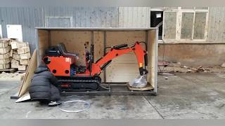 CE EPA mini excavator 08ton micro pelle 800kg for sale USA Canada [upl. by Constance209]