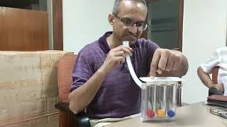 Respirometer  Spirometer  Breathing Covid19 Rehab Exercise  Runners  Walkers  Dr Rajat Chauhan [upl. by Brendon]