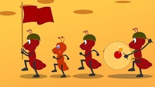 The ants go marching one by one song  Ants at war [upl. by Lockwood886]